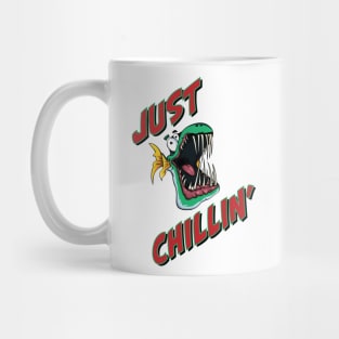 Just Chillin' Doorslammer Gasser or Funny Car Drag Racing Motif Mug